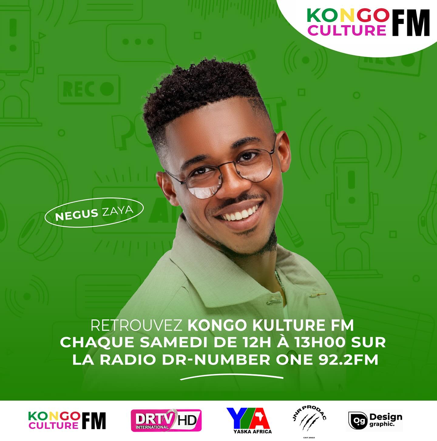 Visuel de l'annonce Kongo Culture FM